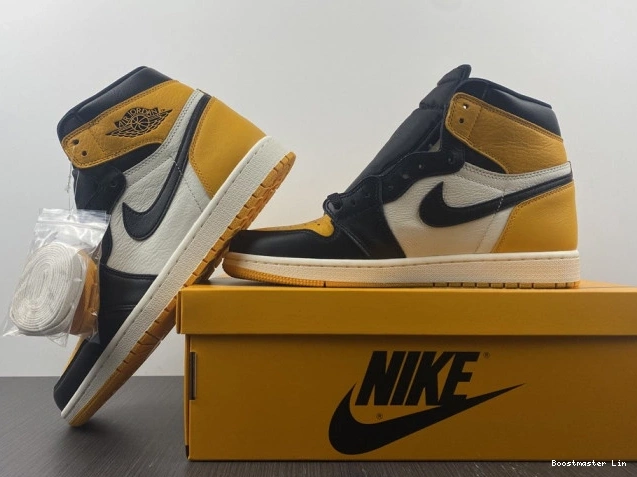 Boostmaster lin High Jordan Air 555088-711 Yellow 1 Toe OG 0823